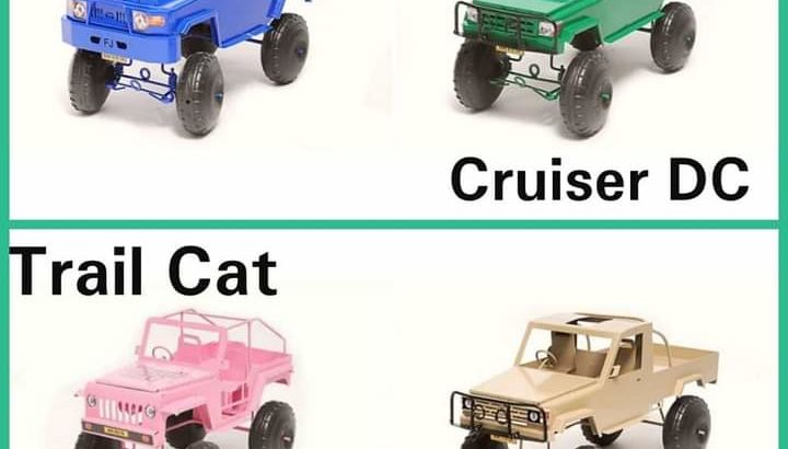 Wire and steel cars with steering