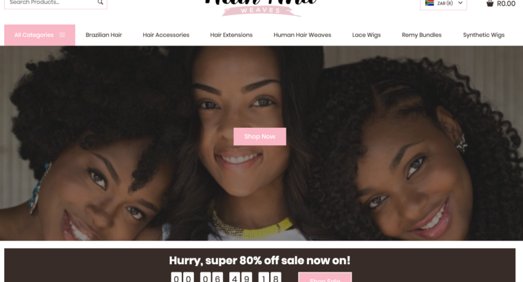 YOUR ONLINE STORE IN 24 HOURS!!! Hair & Weaves | 200+ Products