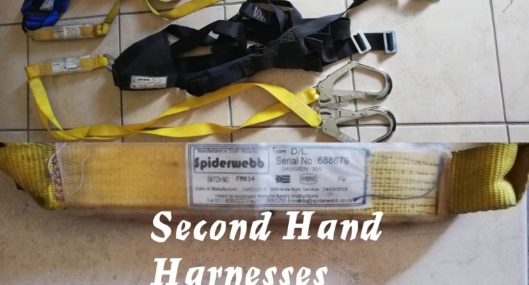Safety harnesses and starter P.P.E. – safety packs and gloves