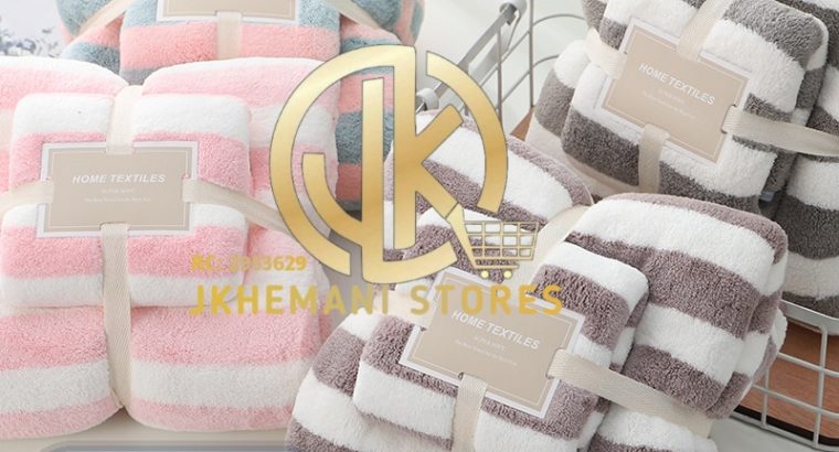 2in1 stripe towel