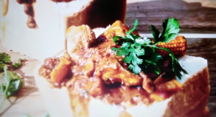HOME MADE FRESHLY PREPARED DURBAN CURRIES AVAILABLE .