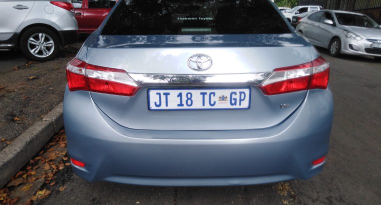 Toyota corrola prestige 1.6 2016