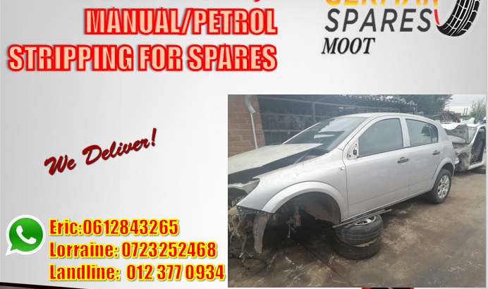OPEL ASTRA H/1.6/MANUAL/PETROL/STRIPPING FOR SPARES