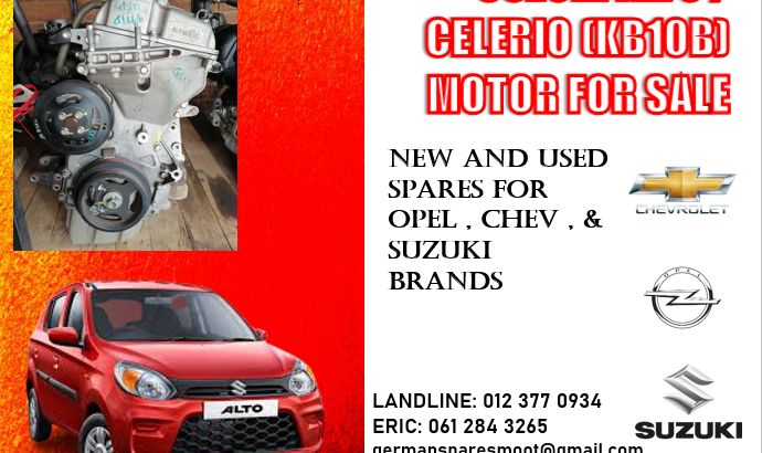 SUZUKI ALTO/ CELERIO USED MOTOR FOR SALE