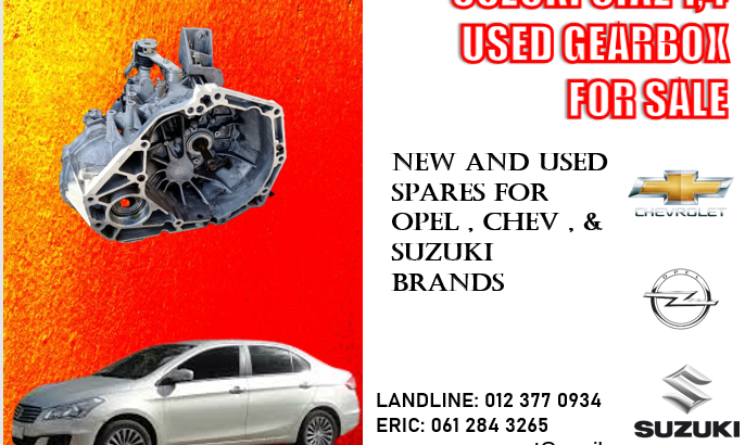 SUZUKI CIAZ 1.4 USED GEARBOX FOR SALE