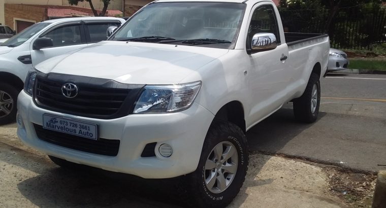 2013 Toyota Hilux SRX 2.5 Single Cab