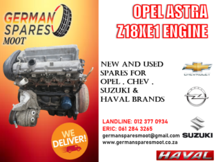 OPEL ASTRA (Z18XE1) ENGINE FOR SALE