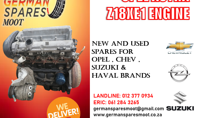 OPEL ASTRA (Z18XE1) ENGINE FOR SALE
