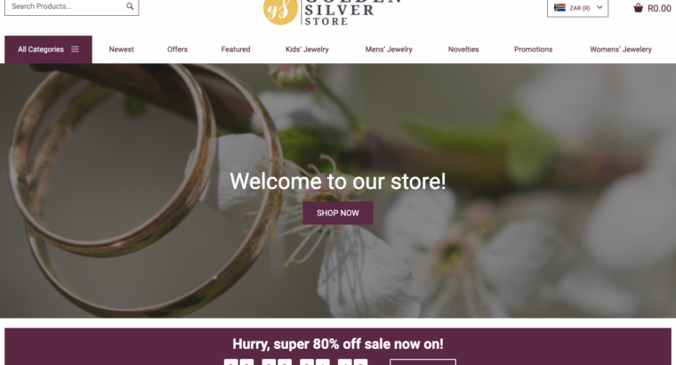 Your Own Online Store in 24HOURS!! GoldenSilverStore | 200+ Produ