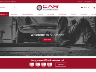 Your Own Store in 24HOURS!! CarAccessoriesStore | 200+ Products