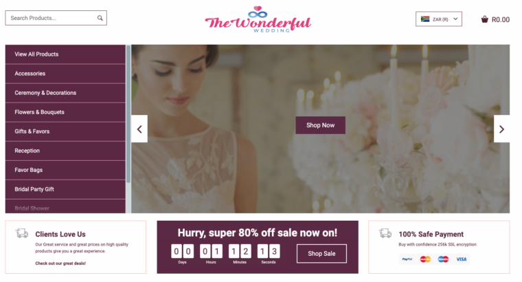 Your Own Store in 24HOURS!! TheWonderfulWedding | 1250+ Products