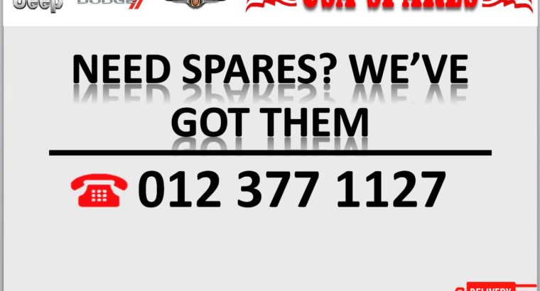 NEED JEEP/DODGE/CHRYSLER SPARES? WE’VE GOT THEM