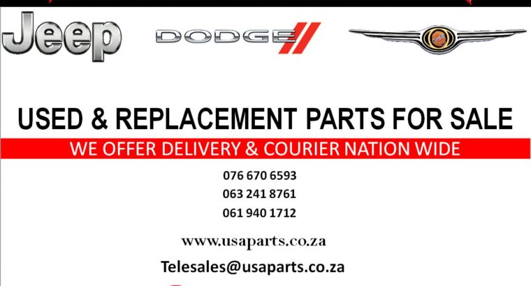 WE SELL/ JEEP/ DODGE/ CHRYSLER/ USED & REPLACEMENT SPARES