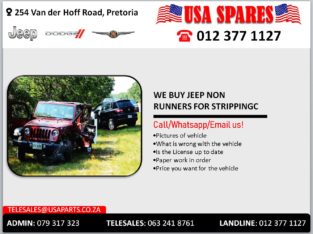 WE BUY JEEP NON RUNNERS FOR STRIPPING