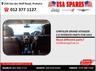 CHRYSLER GRAND VOYAGER 2.8 USED INTERIOR PARTS FOR SALE