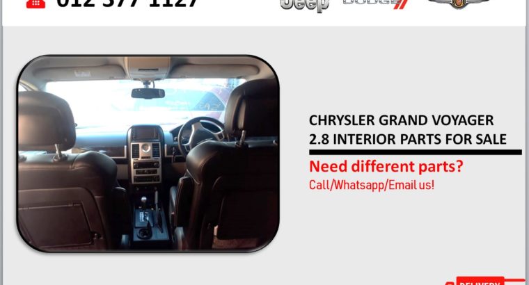 CHRYSLER GRAND VOYAGER 2.8 USED INTERIOR PARTS FOR SALE