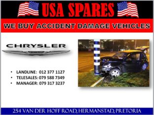 WE BUY CHRYSLER ACCIDENT DAMAGED VEHICLES