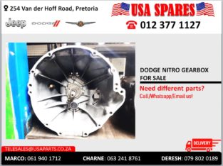 DODGE NITRO 2.8 MANUAL GEARBOX FOR SALE