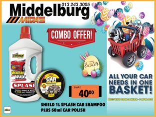 Shield 1L Splash Car Shampoo PLUS 50ml Car Polish ONLY R40