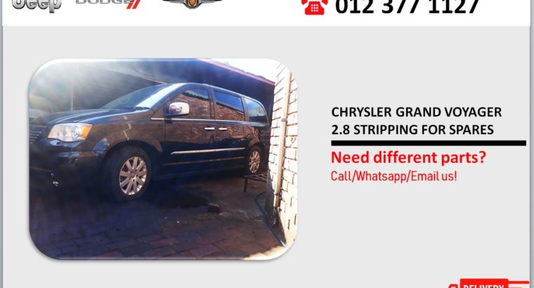CHRYSLER GRAND VOYAGER 2.8 STRIPPING FOR SPARES