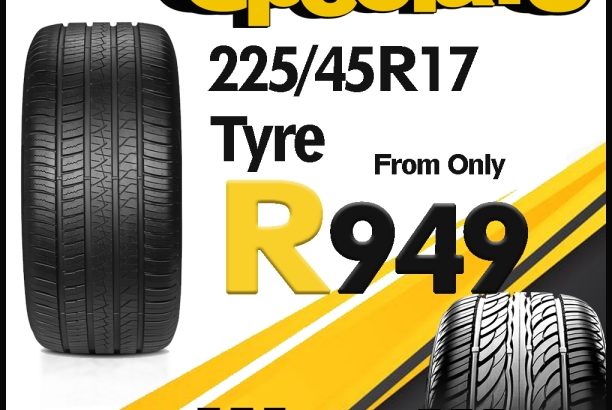 Get 225/45R17 Tyre From ONLY R949 at Wheel Wise!