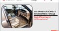 JEEP GRAND CHEROKEE 4.7 USED INTERIOR PARTS FOR SALE