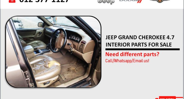 JEEP GRAND CHEROKEE 4.7 USED INTERIOR PARTS FOR SALE