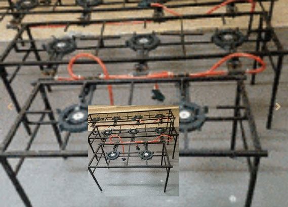 3 Plate Cast Iron Gas Stove