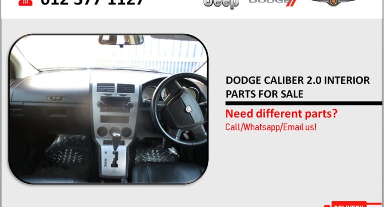 DODGE CALIBER 2.0 USED INTERIOR PARTS FOR SALE