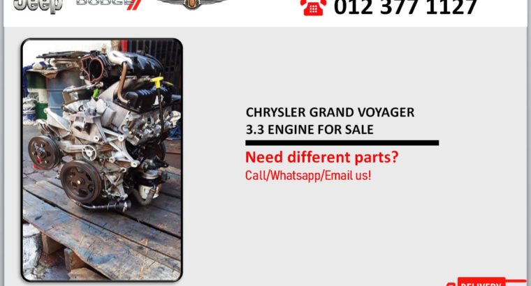 CHRYSLER GRAND VOYAGER 3.3 ENGINE FOR SALE