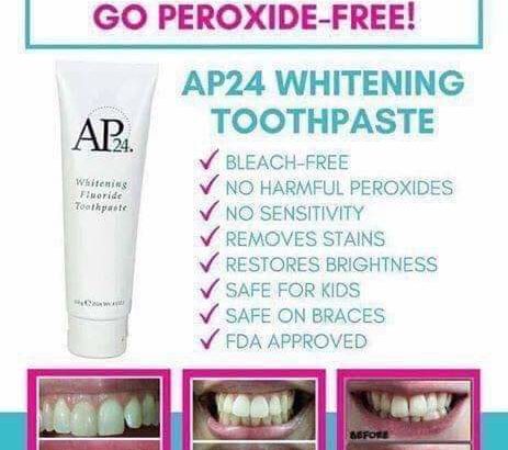 AP24 whitening toothpaste
