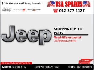 JEEP STRIPPING FOR PARTS