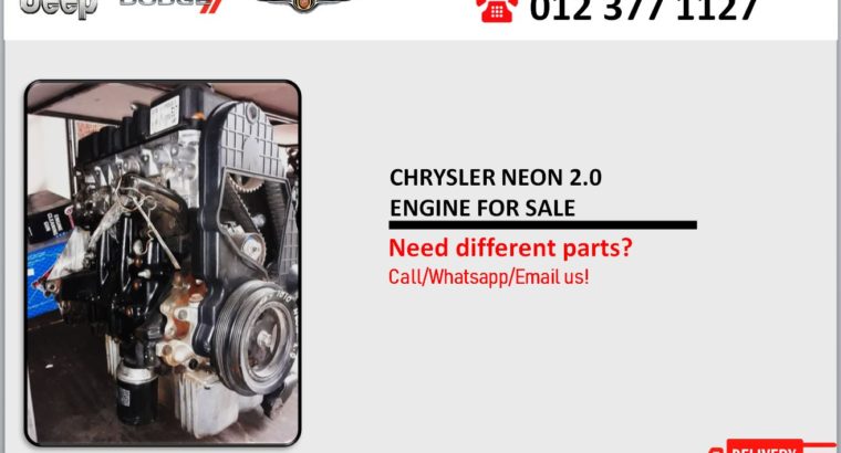 CHRYSLER NEON 2.0 ENGINE FOR SALE