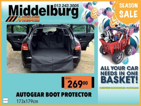 Easter SALE at Middelburg Midas -Sparesworld