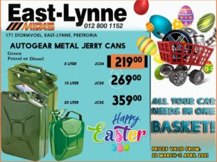 Easter SALE at East-Lynne MIDAS!