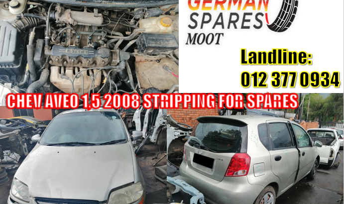 CHEV AVEO SPARE PARTS AVAILABLE