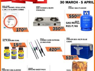 the “Go Outdoors” SALE Witbank Midas