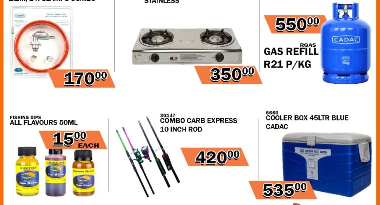 the “Go Outdoors” SALE Witbank Midas
