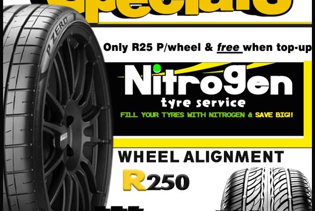 Save BIG on Nitrogen Tyre Service & Wheel Alignment at Wheel Wise