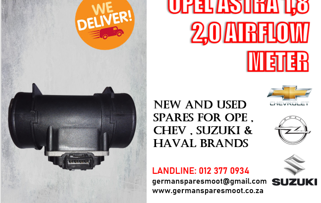 OPEL ASTRA 1.8 2.0 AIRFLOW METER NEW PART