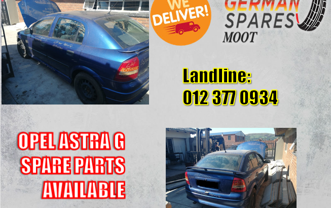 Opel Astra G Spare Parts Available