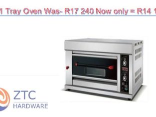GAS 1 DECK 1 TRAY OVEN WAS R17 240 NOW ONLY 14 105