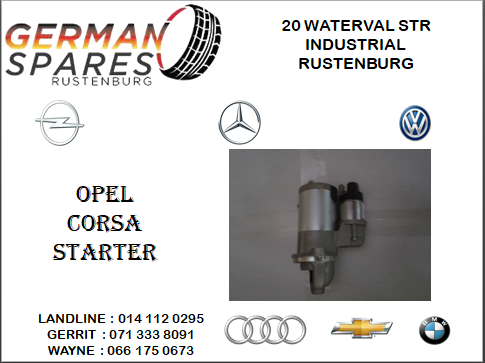 Selling of new parts
