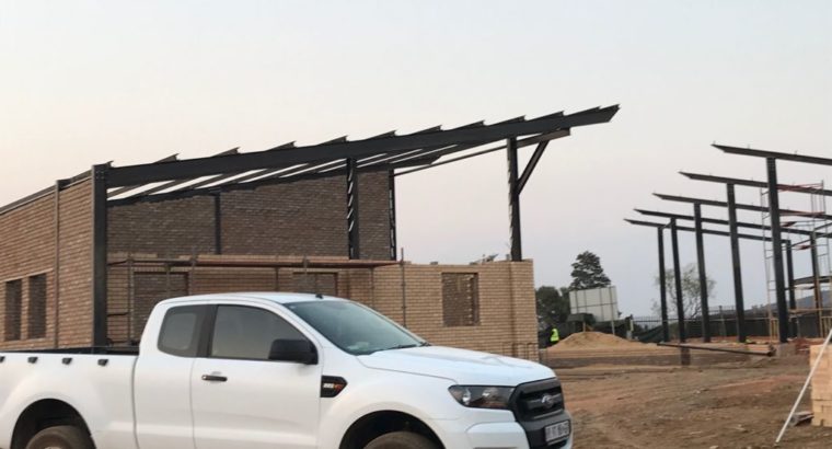 STEEL STRUCTURES FOR WAREHOUSES, PIGGERIES, CHICKEN HOUSES, MALLS