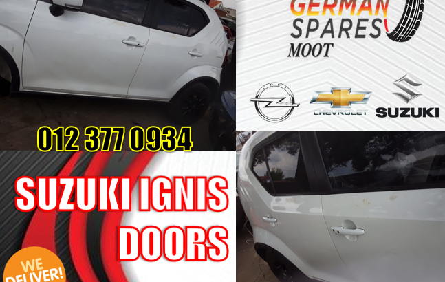 SUZUKI IGNIS DOORS SPARE PARTS AVAILABLE
