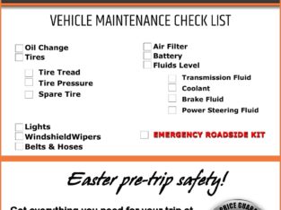 Easter Pre-Trip Safety!