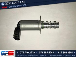 Volkswagen Golf 5 & Audi A3 New Solenoid Valves & Used Spares