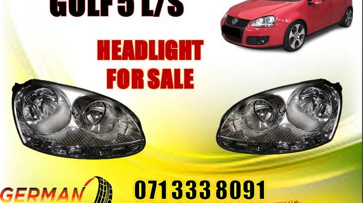 GOLF 5 L/S HEAD LIGHTS FOR SALE
