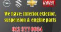 NEW AND USED SPARE PARTS AVAILABLE