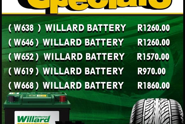 Save Big on Willard Batteries at Wheel Wise!